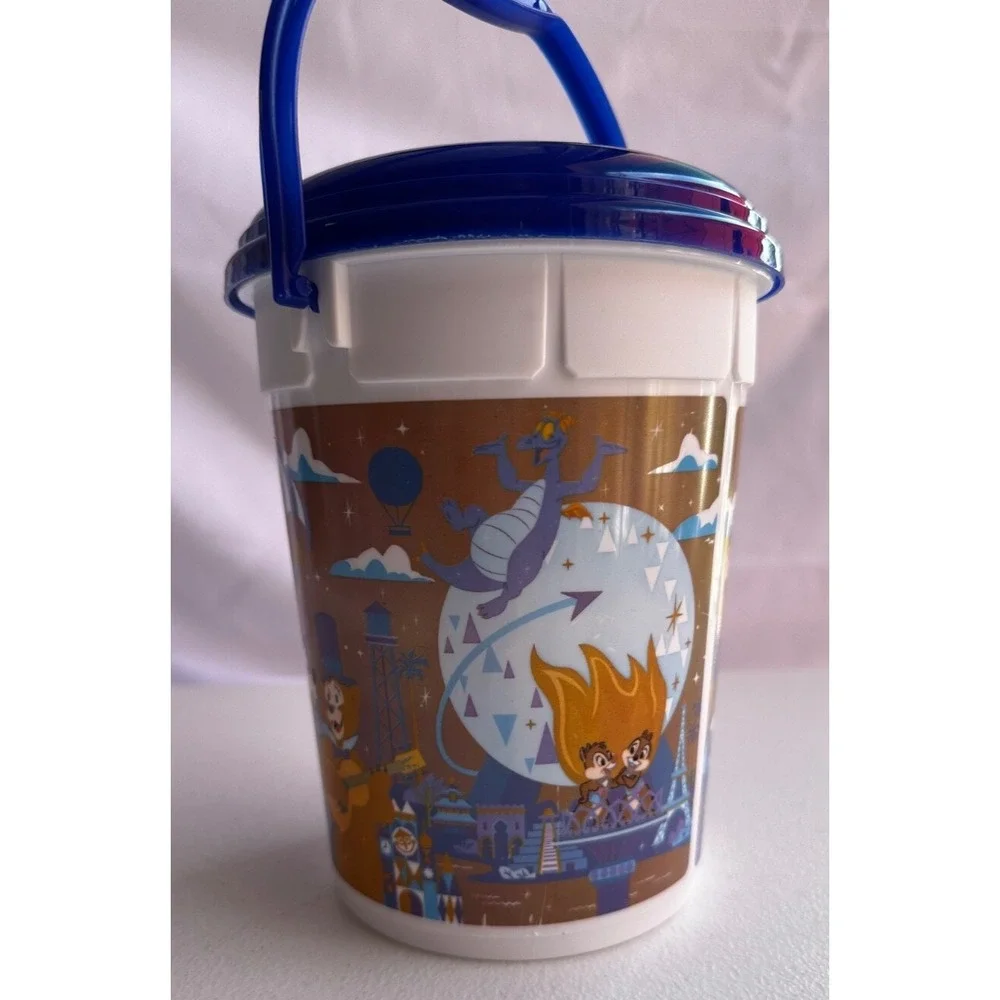Walt Disney World Parks 50th Anniversary Popcorn Bucket Mickey Minnie Mouse Lid